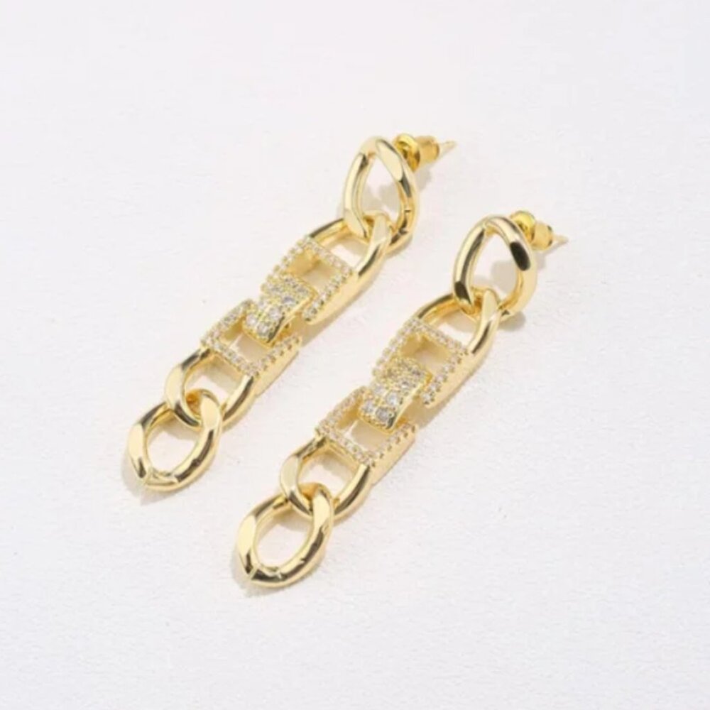 NEW 14k gold plated earings